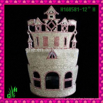 Atacado New Designs Rhinestone Crown, Hot Crown